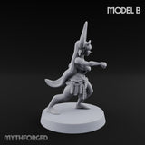 Hell Raising Demon Sorceress B Miniature for Dungeons and Dragons, Pathfinder or other TTRPGs