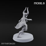 Hell Raising Demon Sorceress B Miniature for Dungeons and Dragons, Pathfinder or other TTRPGs