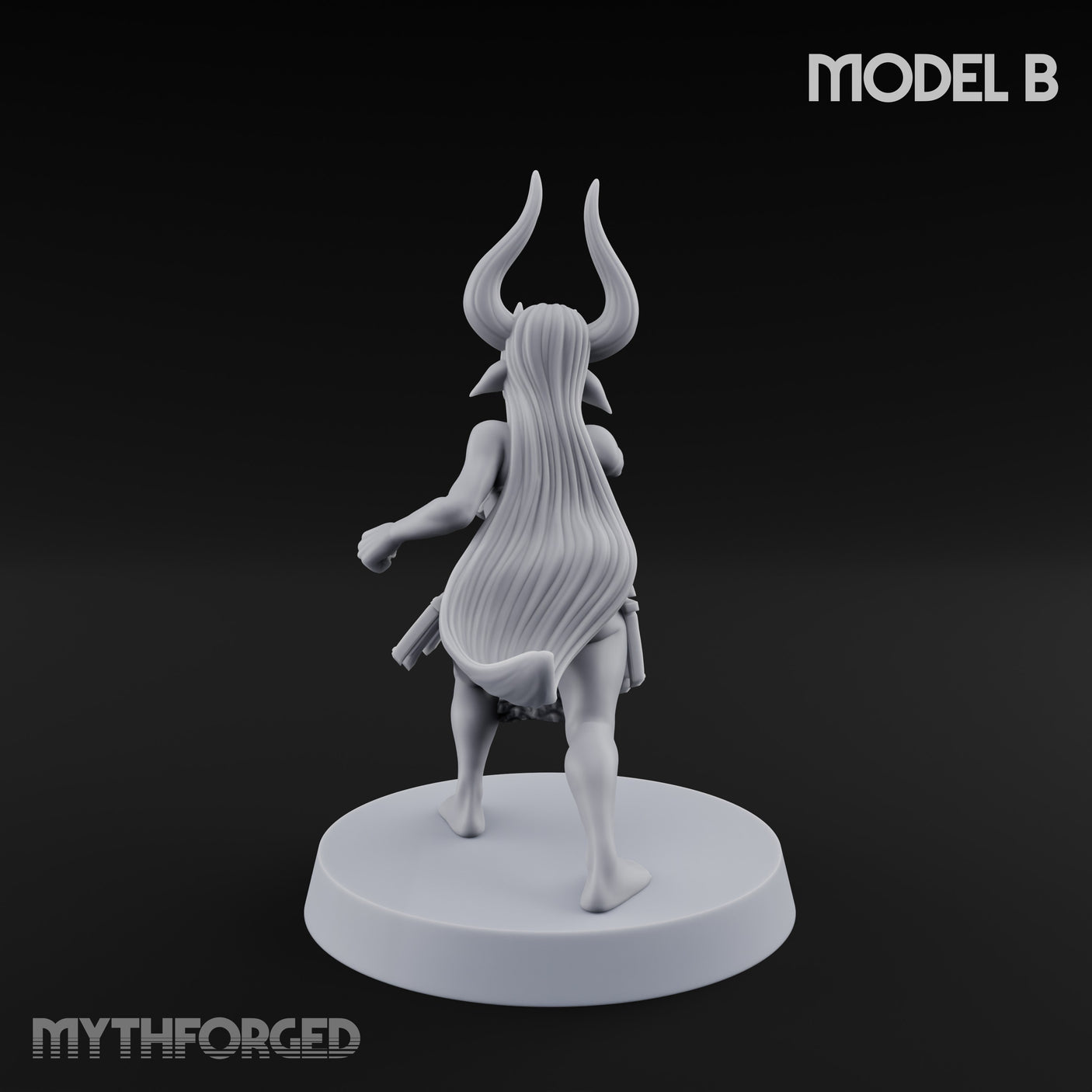 Hell Raising Demon Sorceress B Miniature for Dungeons and Dragons, Pathfinder or other TTRPGs