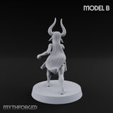 Hell Raising Demon Sorceress B Miniature for Dungeons and Dragons, Pathfinder or other TTRPGs