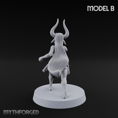 Hell Raising Demon Sorceress B Miniature for Dungeons and Dragons, Pathfinder or other TTRPGs