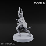 Hell Raising Demon Sorceress B Miniature for Dungeons and Dragons, Pathfinder or other TTRPGs