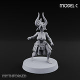 Hell Raising Demon Sorceress C Miniature for Dungeons and Dragons, Pathfinder or other TTRPGs
