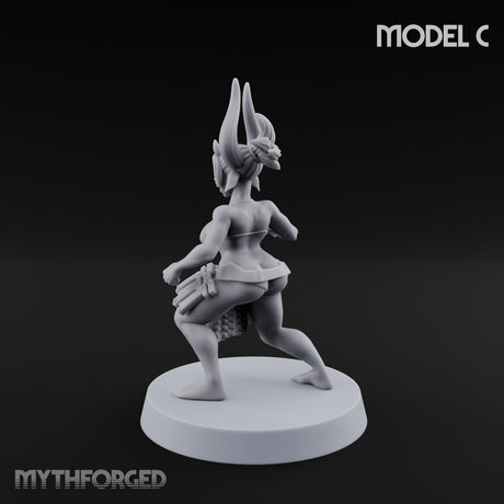 Hell Raising Demon Sorceress C Miniature for Dungeons and Dragons, Pathfinder or other TTRPGs