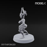 Hell Raising Demon Sorceress C Miniature for Dungeons and Dragons, Pathfinder or other TTRPGs