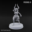 Hell Raising Demon Sorceress D Miniature for Dungeons and Dragons, Pathfinder or other TTRPGs