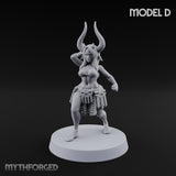 Hell Raising Demon Sorceress D Miniature for Dungeons and Dragons, Pathfinder or other TTRPGs