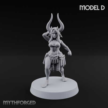 Hell Raising Demon Sorceress D Miniature for Dungeons and Dragons, Pathfinder or other TTRPGs