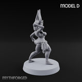 Hell Raising Demon Sorceress D Miniature for Dungeons and Dragons, Pathfinder or other TTRPGs