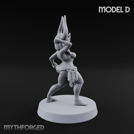 Hell Raising Demon Sorceress D Miniature for Dungeons and Dragons, Pathfinder or other TTRPGs