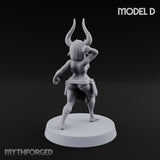 Hell Raising Demon Sorceress D Miniature for Dungeons and Dragons, Pathfinder or other TTRPGs