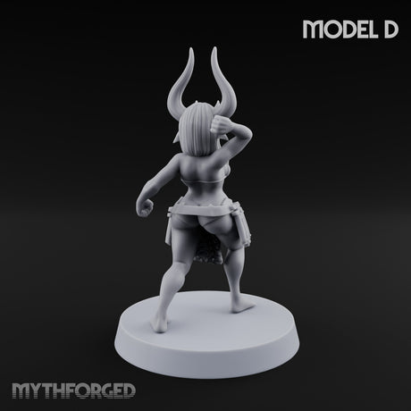 Hell Raising Demon Sorceress D Miniature for Dungeons and Dragons, Pathfinder or other TTRPGs