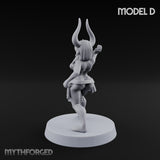 Hell Raising Demon Sorceress D Miniature for Dungeons and Dragons, Pathfinder or other TTRPGs