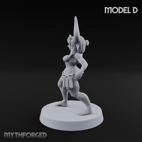 Hell Raising Demon Sorceress D Miniature for Dungeons and Dragons, Pathfinder or other TTRPGs