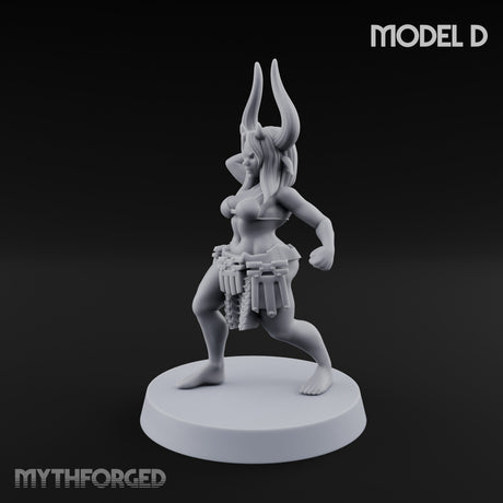 Hell Raising Demon Sorceress D Miniature for Dungeons and Dragons, Pathfinder or other TTRPGs