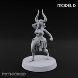 Hell Raising Demon Sorceress D Miniature for Dungeons and Dragons, Pathfinder or other TTRPGs