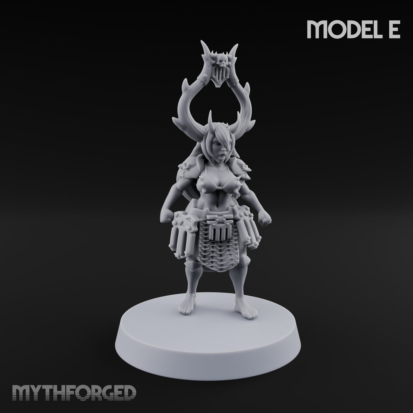 Hell Raising Demon Sorceress E Miniature for Dungeons and Dragons, Pathfinder or other TTRPGs