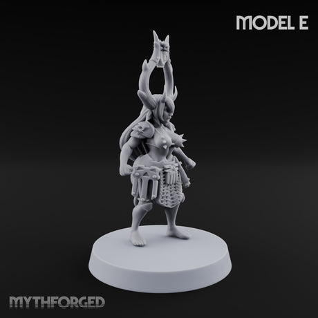 Hell Raising Demon Sorceress E Miniature for Dungeons and Dragons, Pathfinder or other TTRPGs