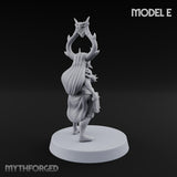 Hell Raising Demon Sorceress E Miniature for Dungeons and Dragons, Pathfinder or other TTRPGs