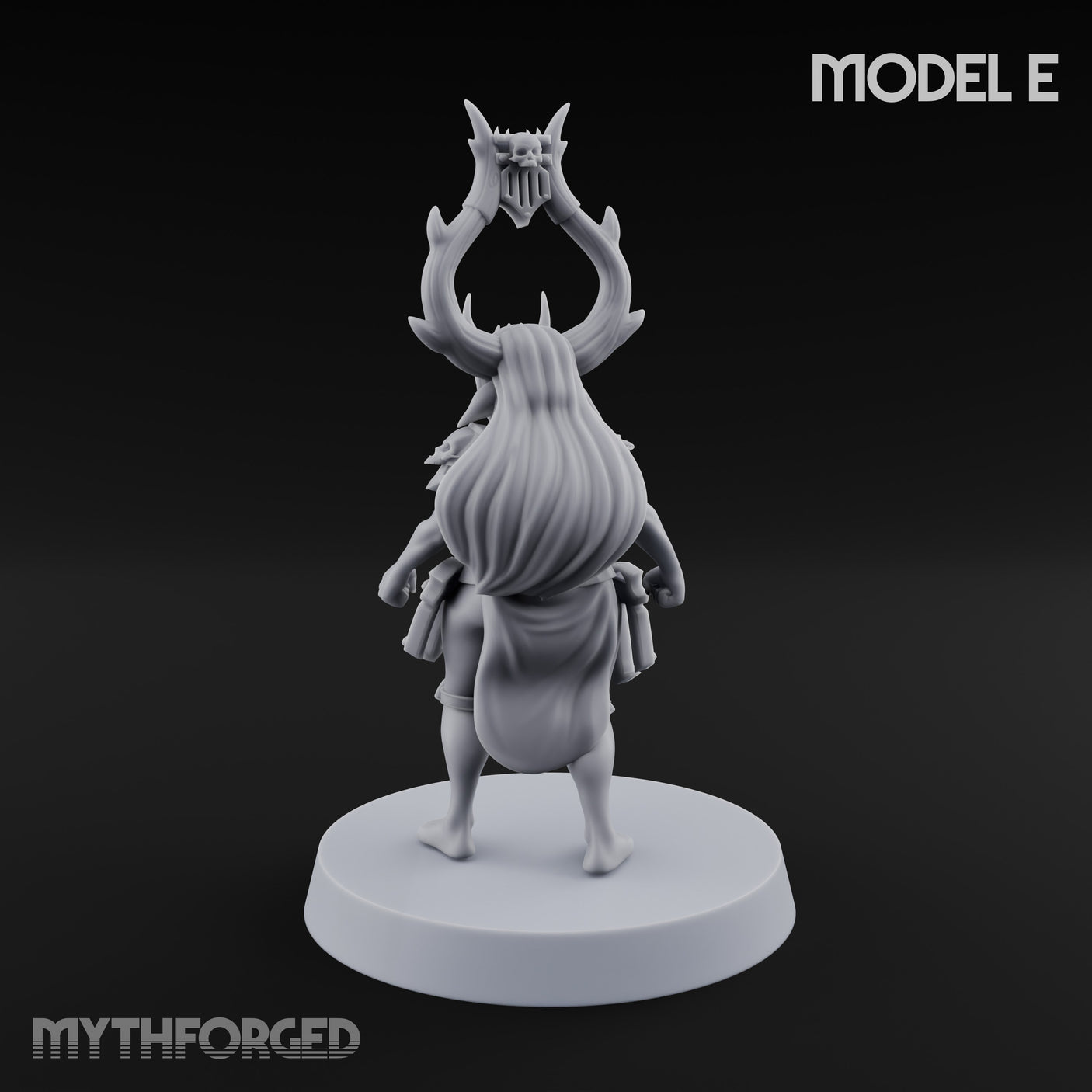 Hell Raising Demon Sorceress E Miniature for Dungeons and Dragons, Pathfinder or other TTRPGs