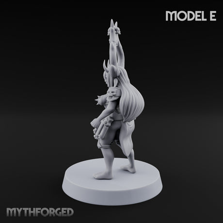 Hell Raising Demon Sorceress E Miniature for Dungeons and Dragons, Pathfinder or other TTRPGs