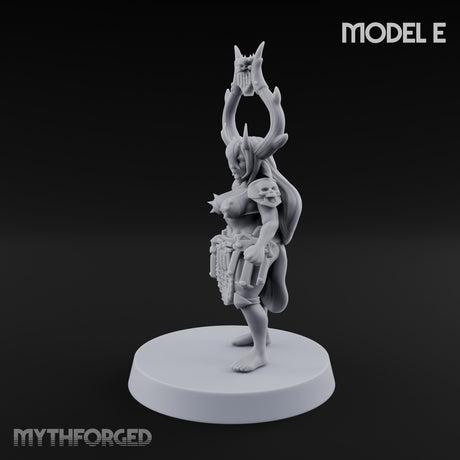 Hell Raising Demon Sorceress E Miniature for Dungeons and Dragons, Pathfinder or other TTRPGs