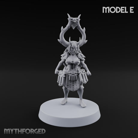 Hell Raising Demon Sorceress E Miniature for Dungeons and Dragons, Pathfinder or other TTRPGs