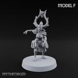 Hell Raising Demon Sorceress F Miniature for Dungeons and Dragons, Pathfinder or other TTRPGs