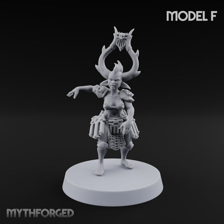 Hell Raising Demon Sorceress F Miniature for Dungeons and Dragons, Pathfinder or other TTRPGs