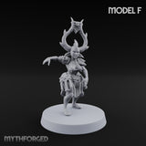 Hell Raising Demon Sorceress F Miniature for Dungeons and Dragons, Pathfinder or other TTRPGs