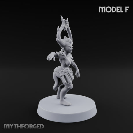 Hell Raising Demon Sorceress F Miniature for Dungeons and Dragons, Pathfinder or other TTRPGs