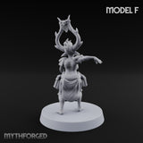 Hell Raising Demon Sorceress F Miniature for Dungeons and Dragons, Pathfinder or other TTRPGs