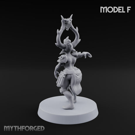 Hell Raising Demon Sorceress F Miniature for Dungeons and Dragons, Pathfinder or other TTRPGs