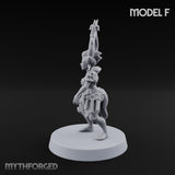 Hell Raising Demon Sorceress F Miniature for Dungeons and Dragons, Pathfinder or other TTRPGs