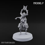 Hell Raising Demon Sorceress F Miniature for Dungeons and Dragons, Pathfinder or other TTRPGs