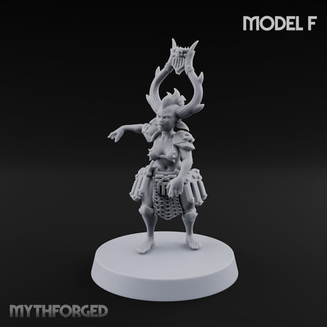 Hell Raising Demon Sorceress F Miniature for Dungeons and Dragons, Pathfinder or other TTRPGs