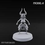 Hell Raising Demon Sorceress Fantasy Football Team Miniature for Dungeons and Dragons, Pathfinder or other TTRPGs