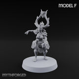 Hell Raising Demon Sorceress Fantasy Football Team Miniature for Dungeons and Dragons, Pathfinder or other TTRPGs