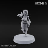 Hell Raising Demon Sorceress Fantasy Football Team Miniature for Dungeons and Dragons, Pathfinder or other TTRPGs