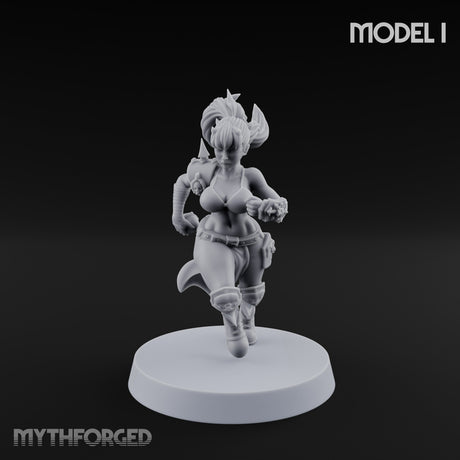 Hell Raising Demon Sorceress Fantasy Football Team Miniature for Dungeons and Dragons, Pathfinder or other TTRPGs