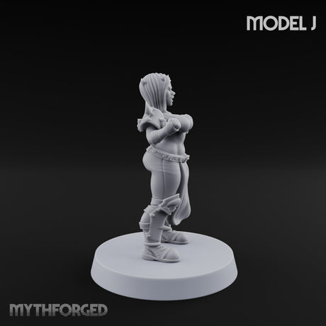 Hell Raising Demon Sorceress Fantasy Football Team Miniature for Dungeons and Dragons, Pathfinder or other TTRPGs