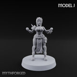 Hell Raising Demon Sorceress Fantasy Football Team Miniature for Dungeons and Dragons, Pathfinder or other TTRPGs