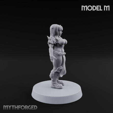 Hell Raising Demon Sorceress Fantasy Football Team Miniature for Dungeons and Dragons, Pathfinder or other TTRPGs