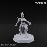 Hell Raising Demon Sorceress Fantasy Football Team Miniature for Dungeons and Dragons, Pathfinder or other TTRPGs