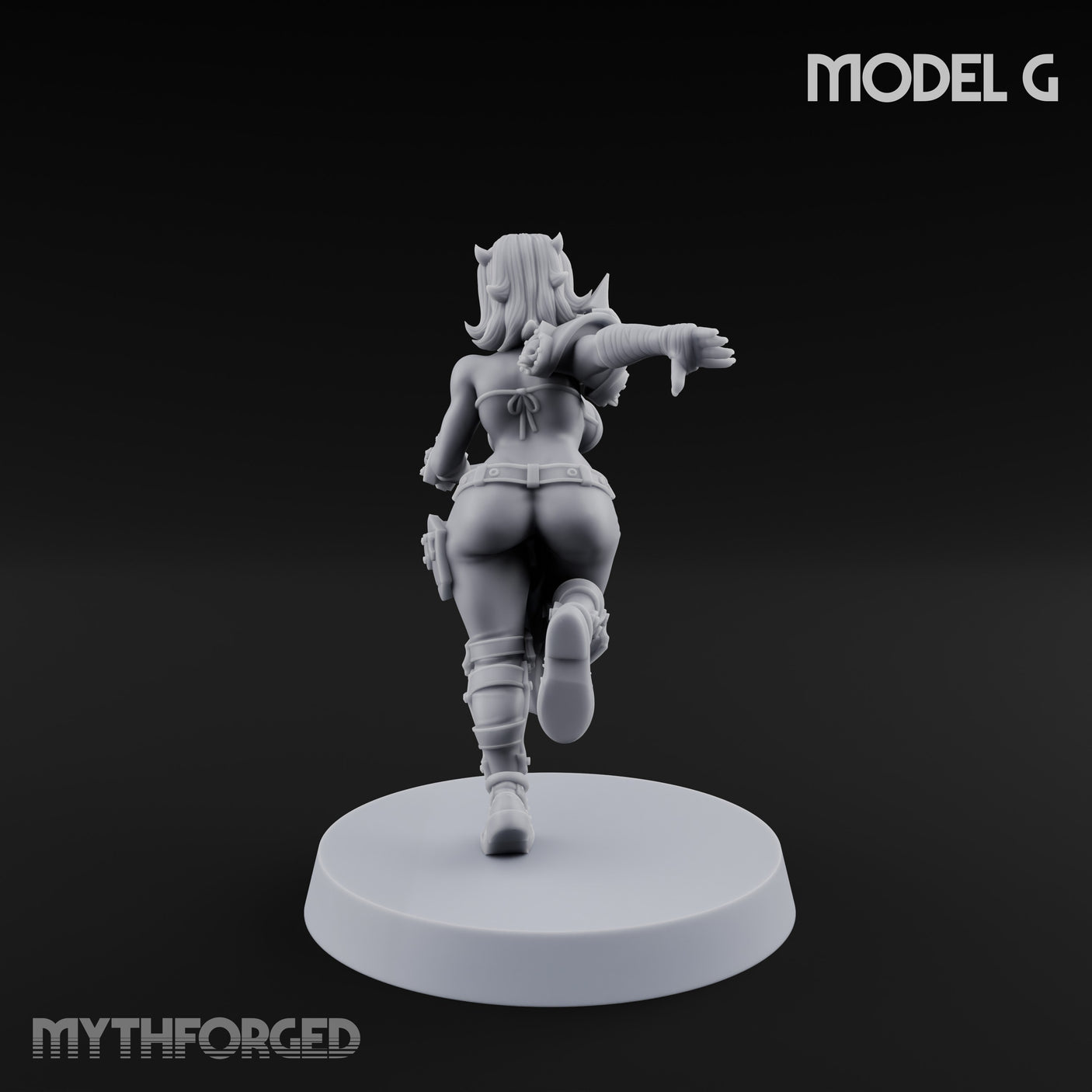 Hell Raising Demon Sorceress G Miniature for Dungeons and Dragons, Pathfinder or other TTRPGs