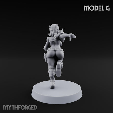 Hell Raising Demon Sorceress G Miniature for Dungeons and Dragons, Pathfinder or other TTRPGs