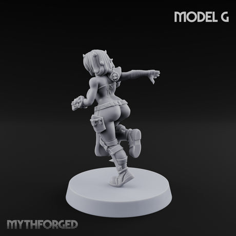 Hell Raising Demon Sorceress G Miniature for Dungeons and Dragons, Pathfinder or other TTRPGs