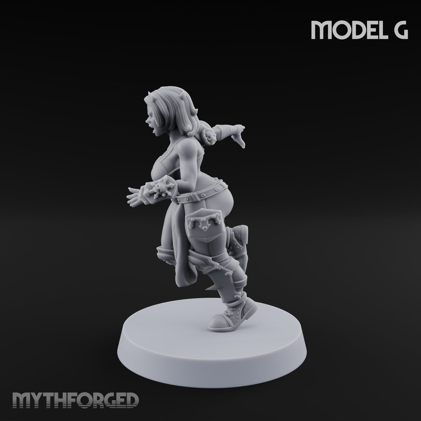 Hell Raising Demon Sorceress G Miniature for Dungeons and Dragons, Pathfinder or other TTRPGs