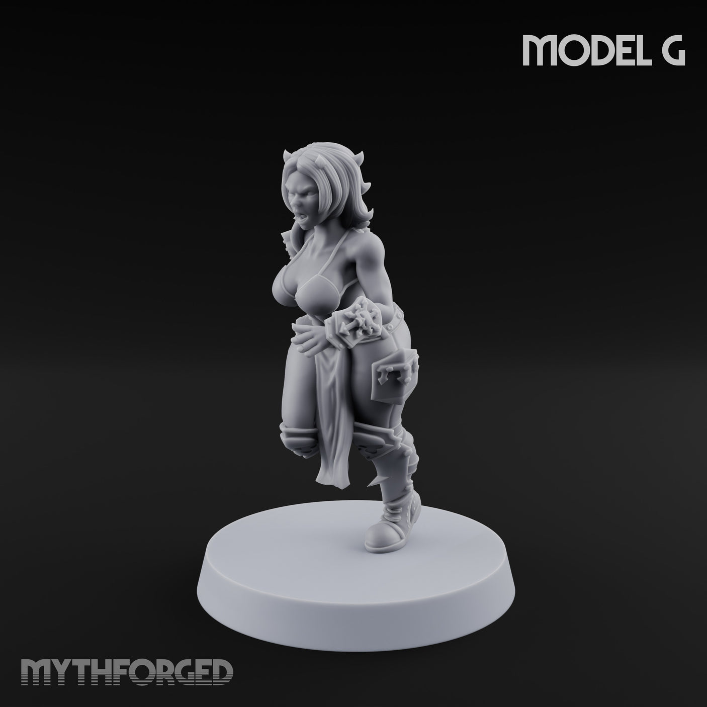 Hell Raising Demon Sorceress G Miniature for Dungeons and Dragons, Pathfinder or other TTRPGs