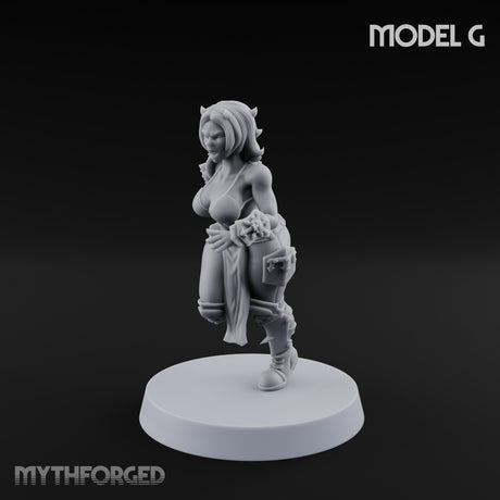 Hell Raising Demon Sorceress G Miniature for Dungeons and Dragons, Pathfinder or other TTRPGs